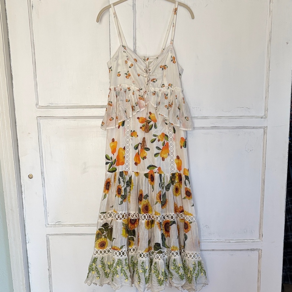 FARM Rio Sunflower Mix Print Dress Small - Picture 4 of 10